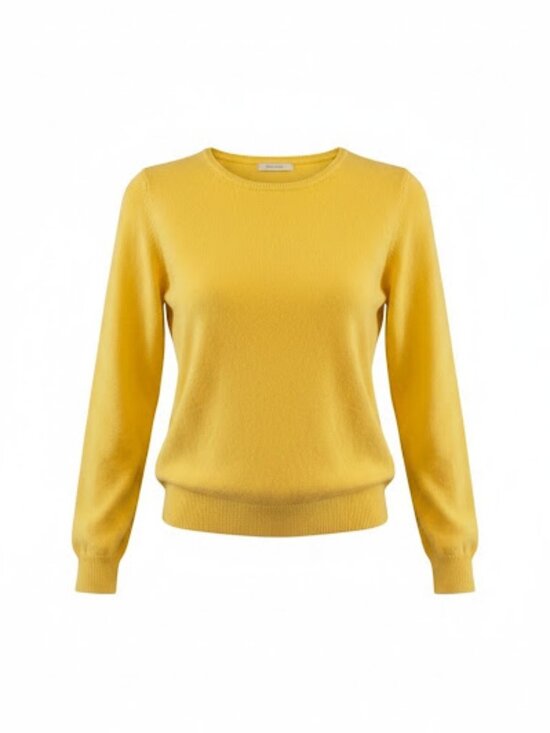 Talbots Sweaters - PURE CASHMERE TALBOTS SWEATER YELLOW PETITE MEDIUM VNECK PULLOVER SOFT LUXURY